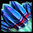 Large Blue Rocket Cluster icon