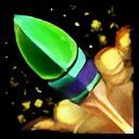 Small Green Rocket icon